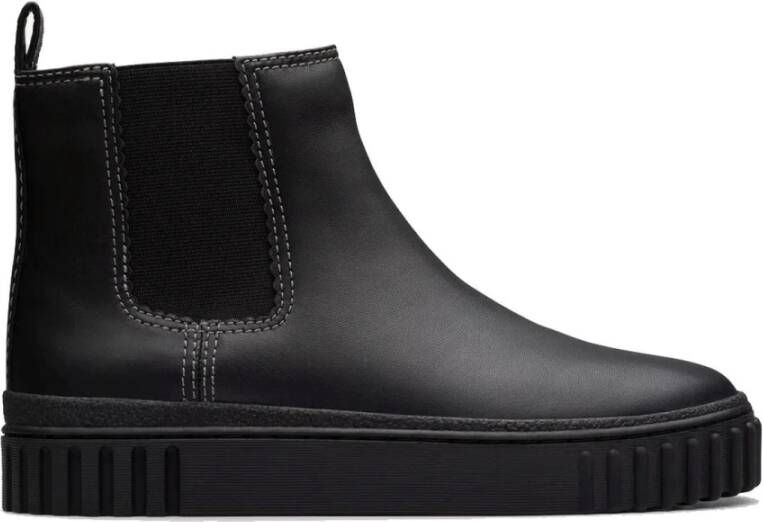 Clarks Zwarte enkellaarsjes voor vrouwen Black Dames