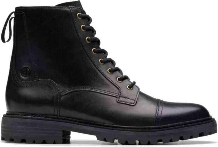 Clarks Zwarte enkellaarzen voor mannen Black Heren