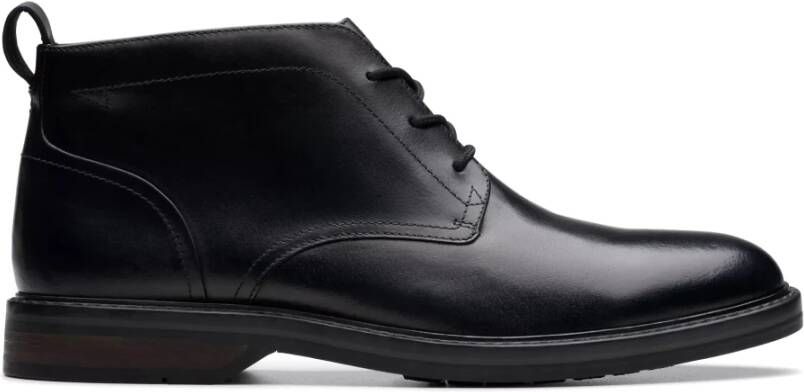 Clarks Zwarte Heren Chukka Enkellaars Black Heren