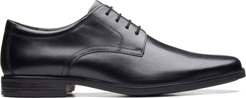 Clarks Zwarte Heren Formele Veterschoen Black Heren