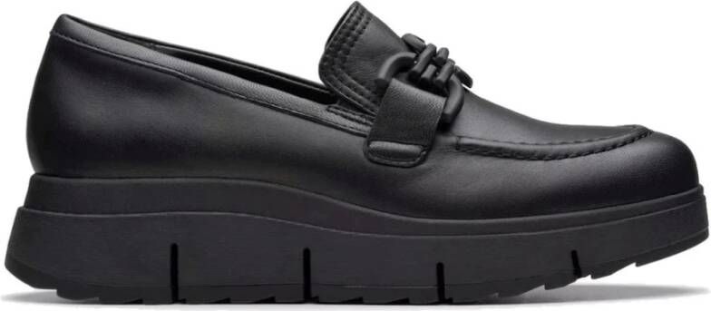 Clarks Zwarte Loafers voor Vrouwen Black Dames