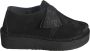 Clarks Zwarte Suède Sleehak Sneakers Black Dames - Thumbnail 1