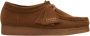 Clarks Zwarte Suède Wallabee Schoenen Brown Heren - Thumbnail 1