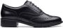 Clarks Zwarte veterschoen van premium leer Black Dames - Thumbnail 2