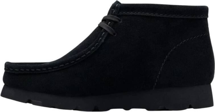 Clarks Zwarte Wallabee Boot GTX Vibram Zool Black Heren