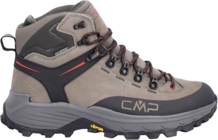 CMP Grijze Sneakers met Vibram Zool Gray Heren