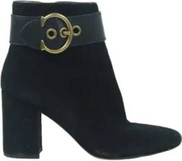 Coach Pre-owned Leather boots Black Dames