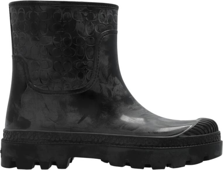 Coach Rain Boots Zwart Dames