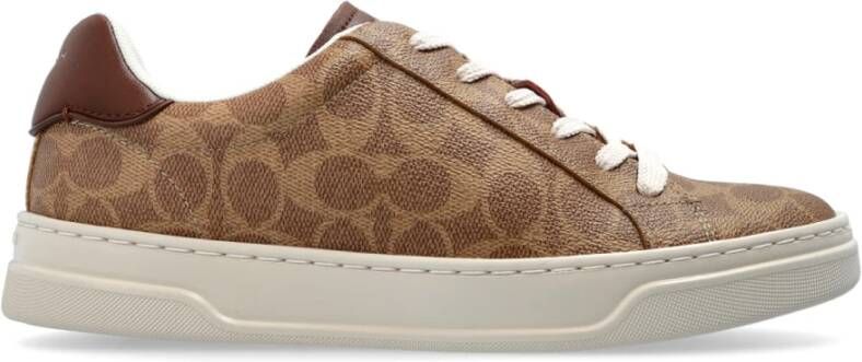 Coach Sneakers High Line Brown Dames