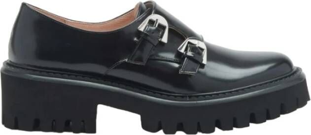 Coccinelle Zwarte platte schoenen met lage hak Black Dames