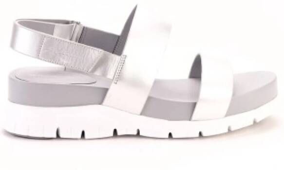 Cole Haan Dames Leren Sandalen Gray Dames