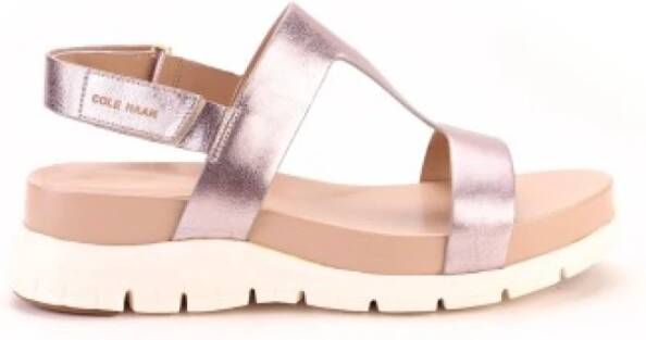 Cole Haan Dames Leren Sandalen Pink Dames