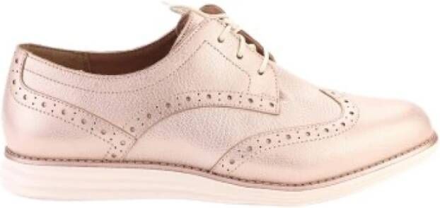 Cole Haan Stijlvolle Veterschoenen voor Dames Pink Dames