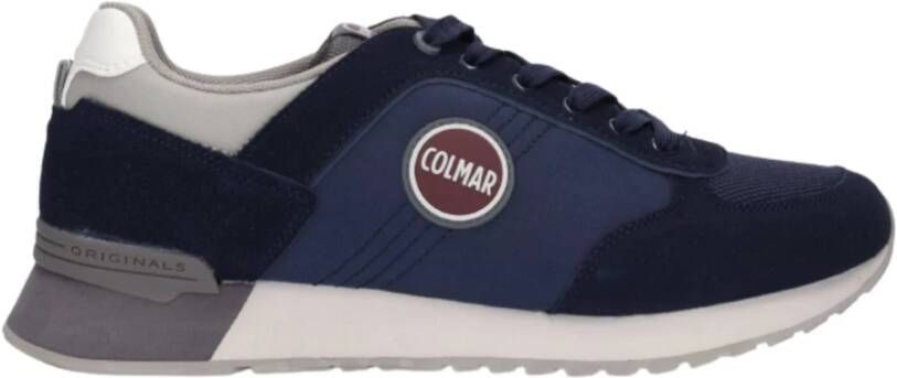 Colmar Heren Travis Authentic Sneaker Blauw Navy Grijs Blauw Heren