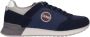 Colmar Heren Travis Authentic Sneaker Blauw Navy Grijs Blauw Heren - Thumbnail 1