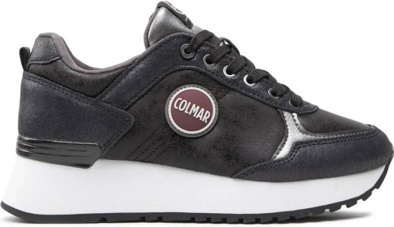 Colmar Travispunk High Outsole Sneaker Zwart Black Dames