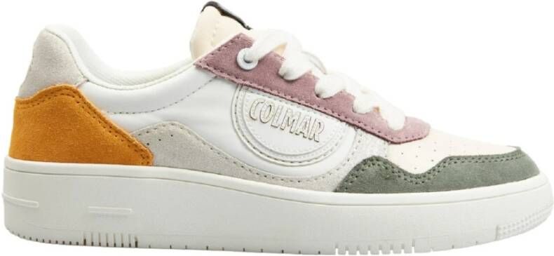 Colmar Dames hardloopsneakers Austin Bliss 081 Wit Multicolor White Dames