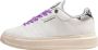 Colmar Witte Sneakers met Python Print Detail White Dames - Thumbnail 1