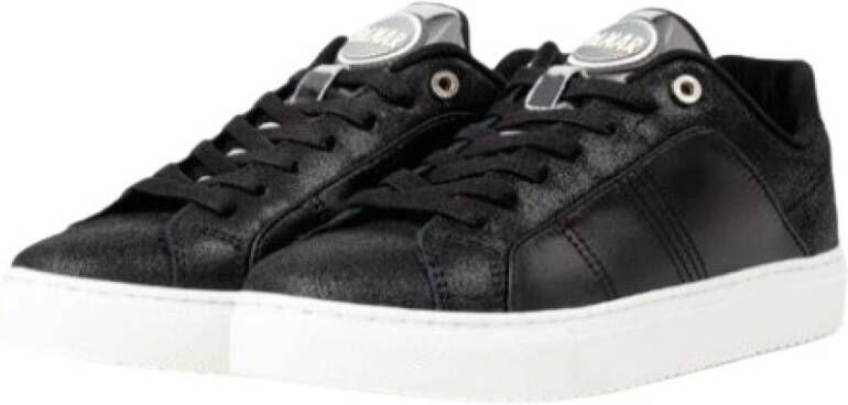 Colmar Zwarte Sneakers Leer Polyester Synthetisch Black Dames