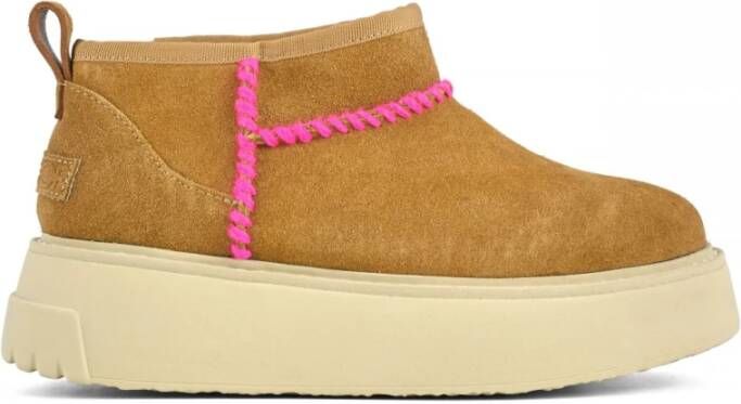 Colors of California Wol Threads Sneakerzool Beige Dames