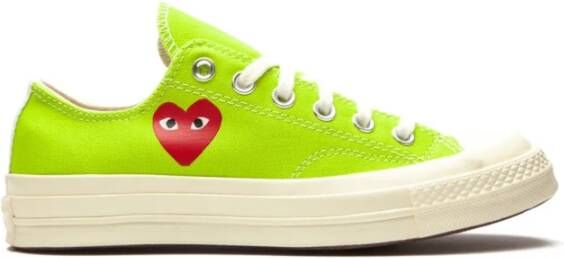 Comme des Garçons Chuck 70 OX Sneakers Acid Lime Green Dames