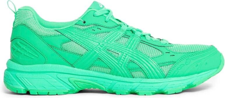 Comme des Garçons Groene Synthetisch Leren Sneakers Samenwerking Green Heren