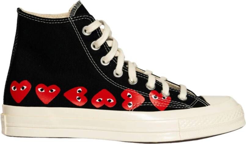 Comme des Garçons Hart Chuck Taylor 70 High Top Black Heren