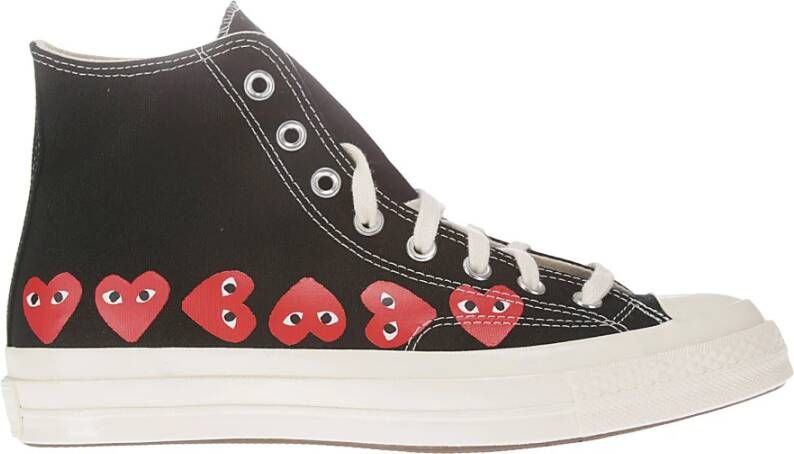 Comme des Garçons Hart Lage Top Sneakers Gray Dames