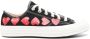 Comme des Garçons Hartprint Canvas Sneakers Zwart Black Heren - Thumbnail 1