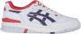 Comme des Garçons Asics Ex89 Shirt met Marineblauwe en Rode Details White Heren - Thumbnail 2