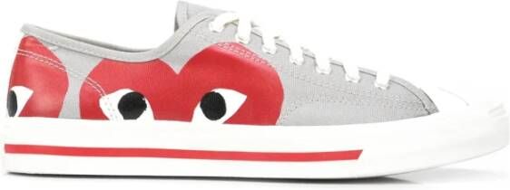 Comme des Garçons Jack Purcell Sneakers Drizzle Egret-Red Multicolor Heren