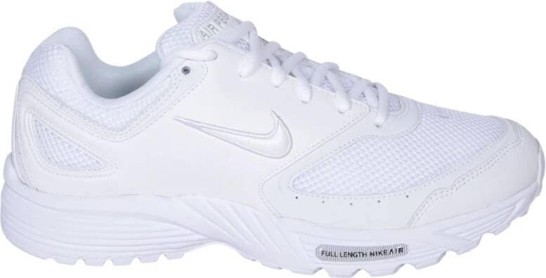 Comme des Garçons Mesh Swoosh Rubberen Zool Sneakers White Heren