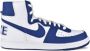 Comme des Garçons Navy Blauwe High-Top Sneakers White Heren - Thumbnail 1