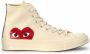 Comme des Garçons Play Stijlvolle Chuck 70 Hi-Top Sneakers Beige Dames - Thumbnail 2