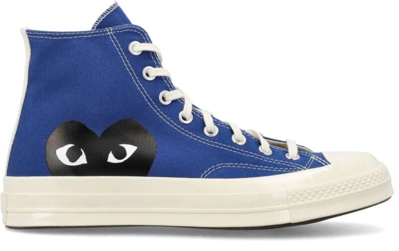 Comme des Garçons Play Blauwe Chuck 70 CGD Hi Sneakers Blue Heren