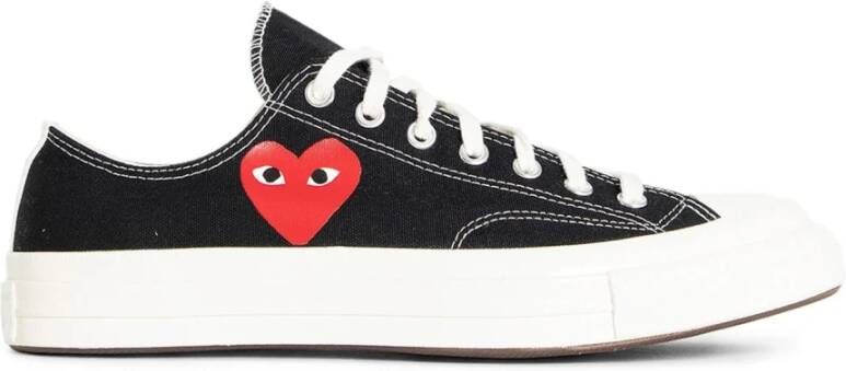 Comme Des Garçons Play x Converse Chuck '70 Small Red Heart low-top sneakers Zwart