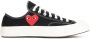 Comme Des Garçons Play x Converse Chuck '70 Small Red Heart low-top sneakers Zwart - Thumbnail 1