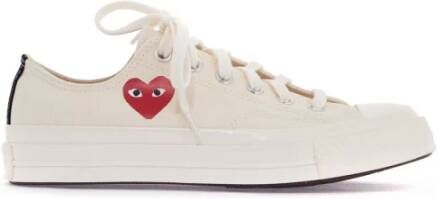 Comme des Garçons Play Chuck 70 Canvas Sneakers White Dames