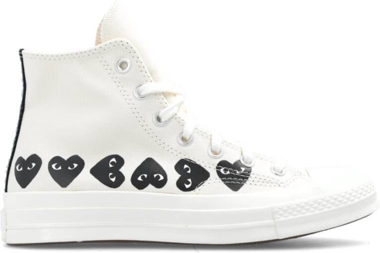 Comme des Garçons Beige High-Top Chuck Taylor Sneakers Beige Dames