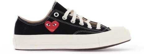 Comme des Garçons Play Chuck 70 Lage Canvas Sneakers Black Heren