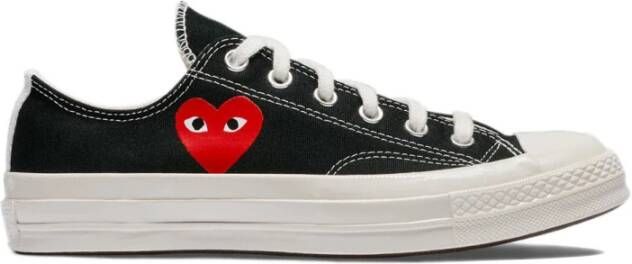 Comme des Garçons Play Chuck Taylor Lage Top Sneakers Zwart Black Dames