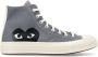 Comme des Garçons Play Grijze Canvas Chuck 70 CGD Hi Sneakers Gray Dames - Thumbnail 1