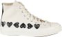 Comme des Garçons Play Hart High Top Sneakers White Heren - Thumbnail 1