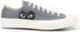 Comme des Garçons Play Hart Motief Canvas Sneakers Grijs Gray Dames - Thumbnail 1