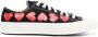 Comme des Garçons Play Zwarte Heart Low-Top Canvas Sneakers Multicolor - Thumbnail 11