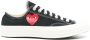 Comme des Garçons Play Rode Hart Lage Sneakers Black Heren - Thumbnail 1