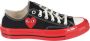 Comme des Garçons Play Rode Zool Lage Top Sneakers Black Heren - Thumbnail 1