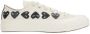 Comme des Garçons Play Witte lage-top canvas sneakers White Heren - Thumbnail 1