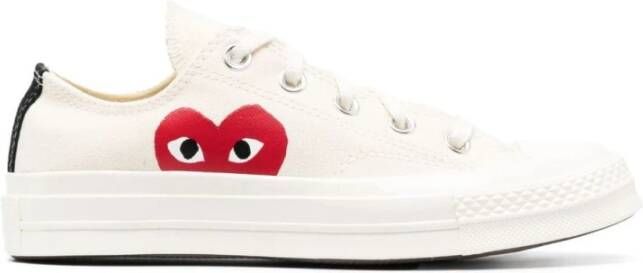 Comme Des Garçons Play x Converse Chuck '70 Small Red Heart low-top sneakers Wit