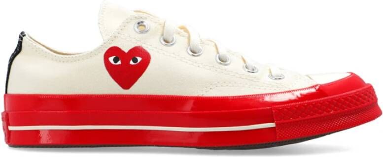 Comme des Garçons Play x Converse Beige Heren